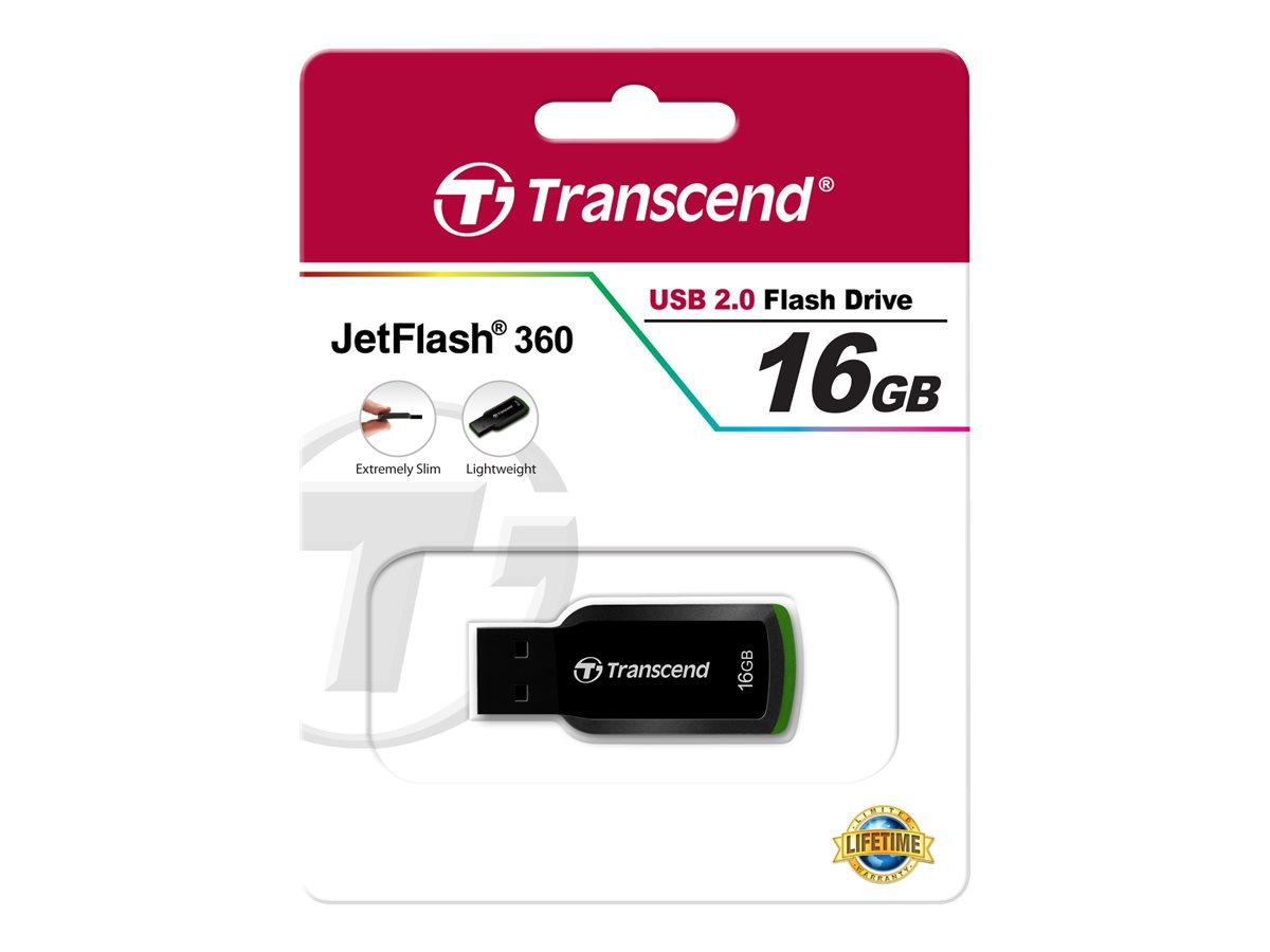 Transcend JetFlash 360 - USB flash drive - 16 GB
