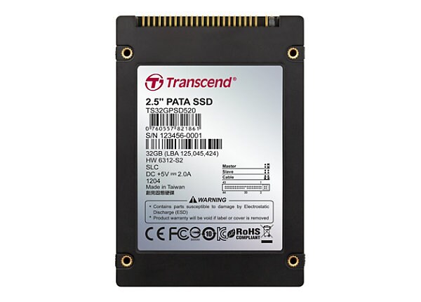 Transcend PSD520 - solid state drive - 32 GB - IDE/ATA