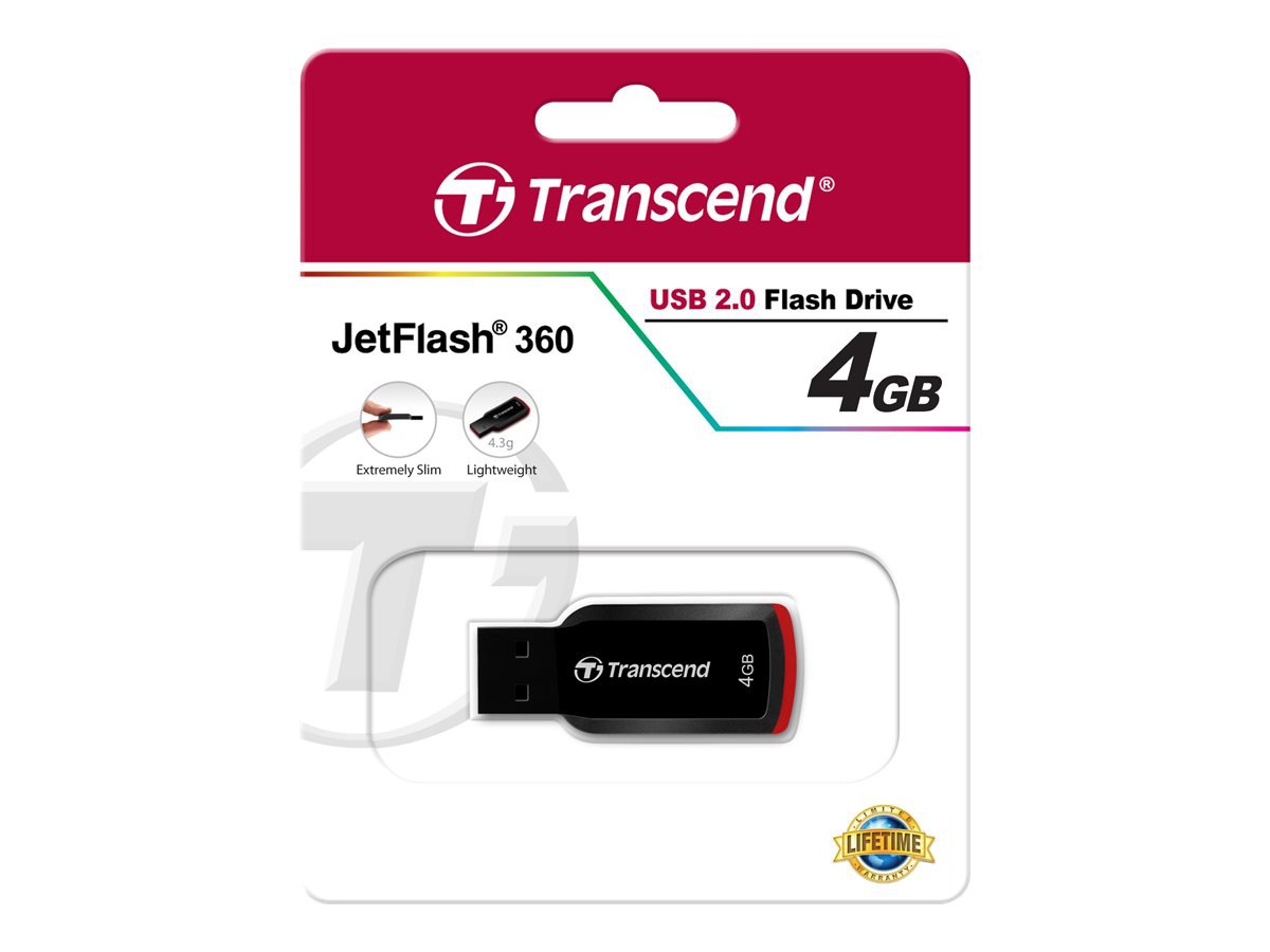 Transcend JetFlash 360 - USB flash drive - 4 GB