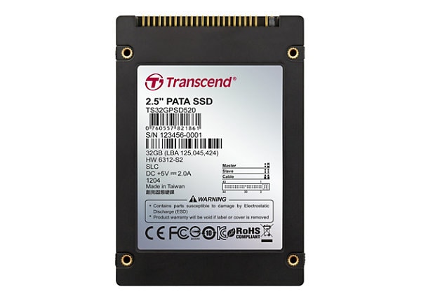 Transcend PSD520 - solid state drive - 4 GB - IDE/ATA