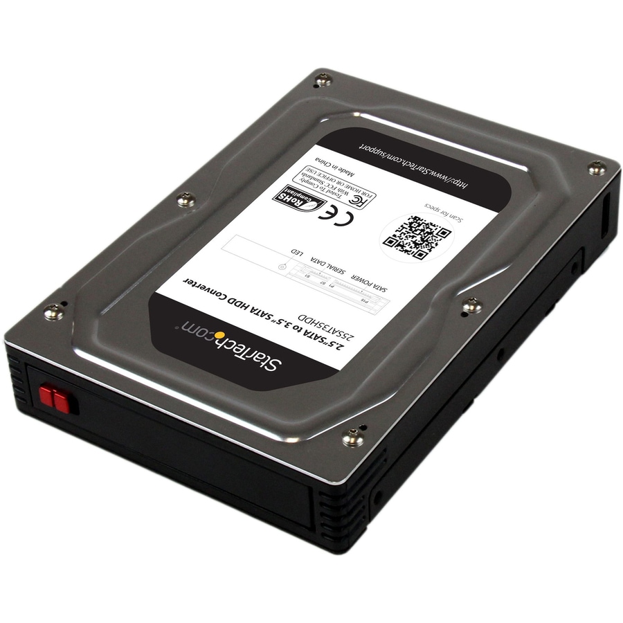 Thumbnail 3 of 7 for StarTech.com 2.5" to 3.5" SATA Aluminum Hard Drive Adapter Enclosure with SSD / HDD Height up to 12.5mm