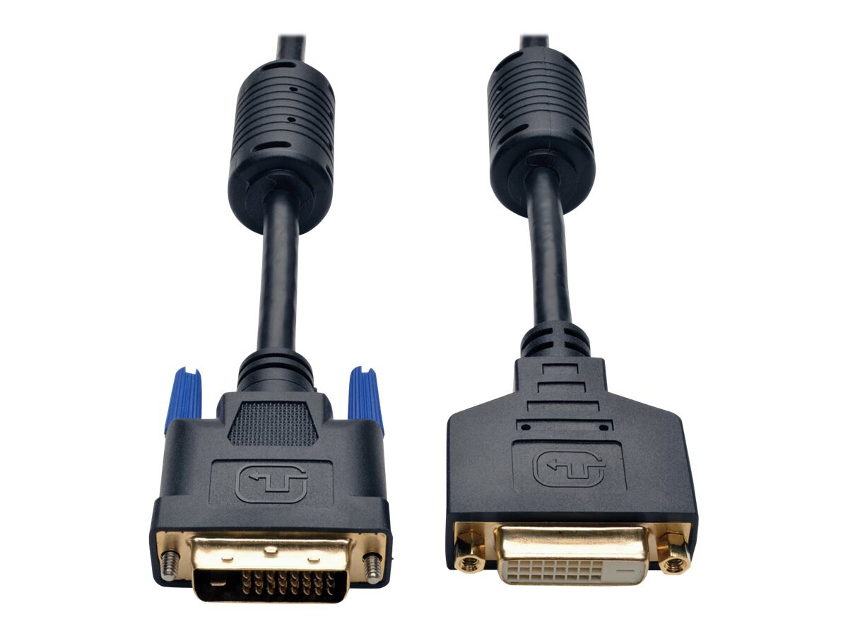 Tripp Lite 10ft DVI Dual Link Extension Digital TMDS Monitor Cable DVI-D M/F 10' - DVI extension cable - 10 ft