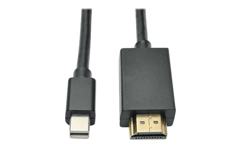 Tripp Lite 6ft Mini DisplayPort to Adapter Converter Cable to HD 1920 x 1080 M/M 6' - adapter cable - DisplayPort - P586-006-HDMI - Audio & Video Cables - CDW.com