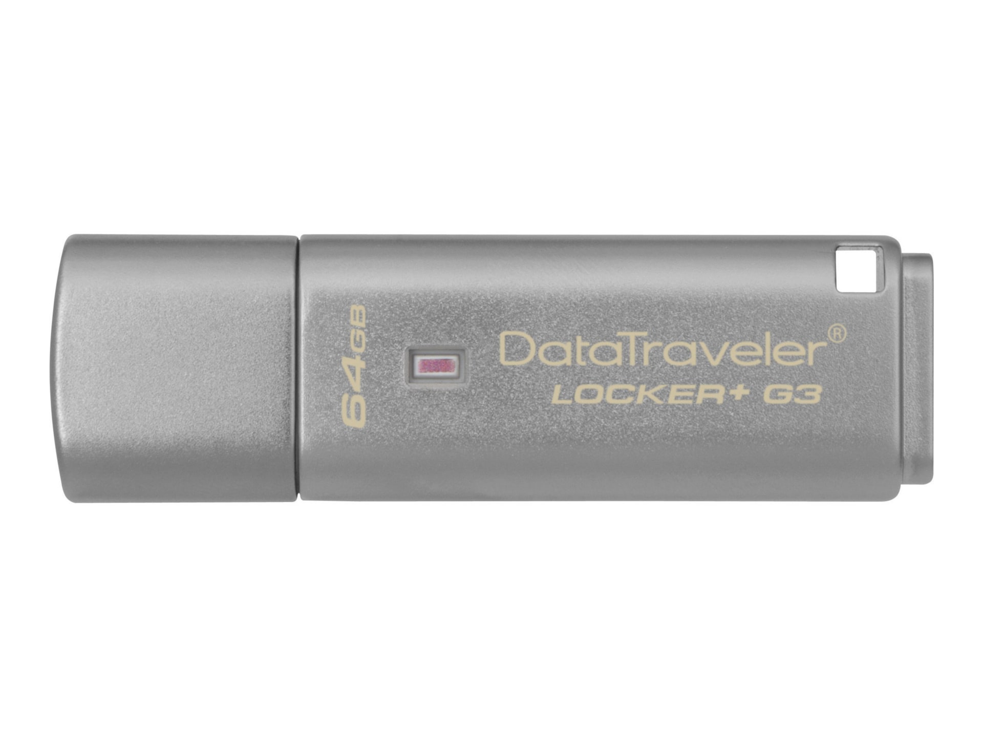 Kingston DataTraveler Locker+ G3 - USB flash drive - 64 GB