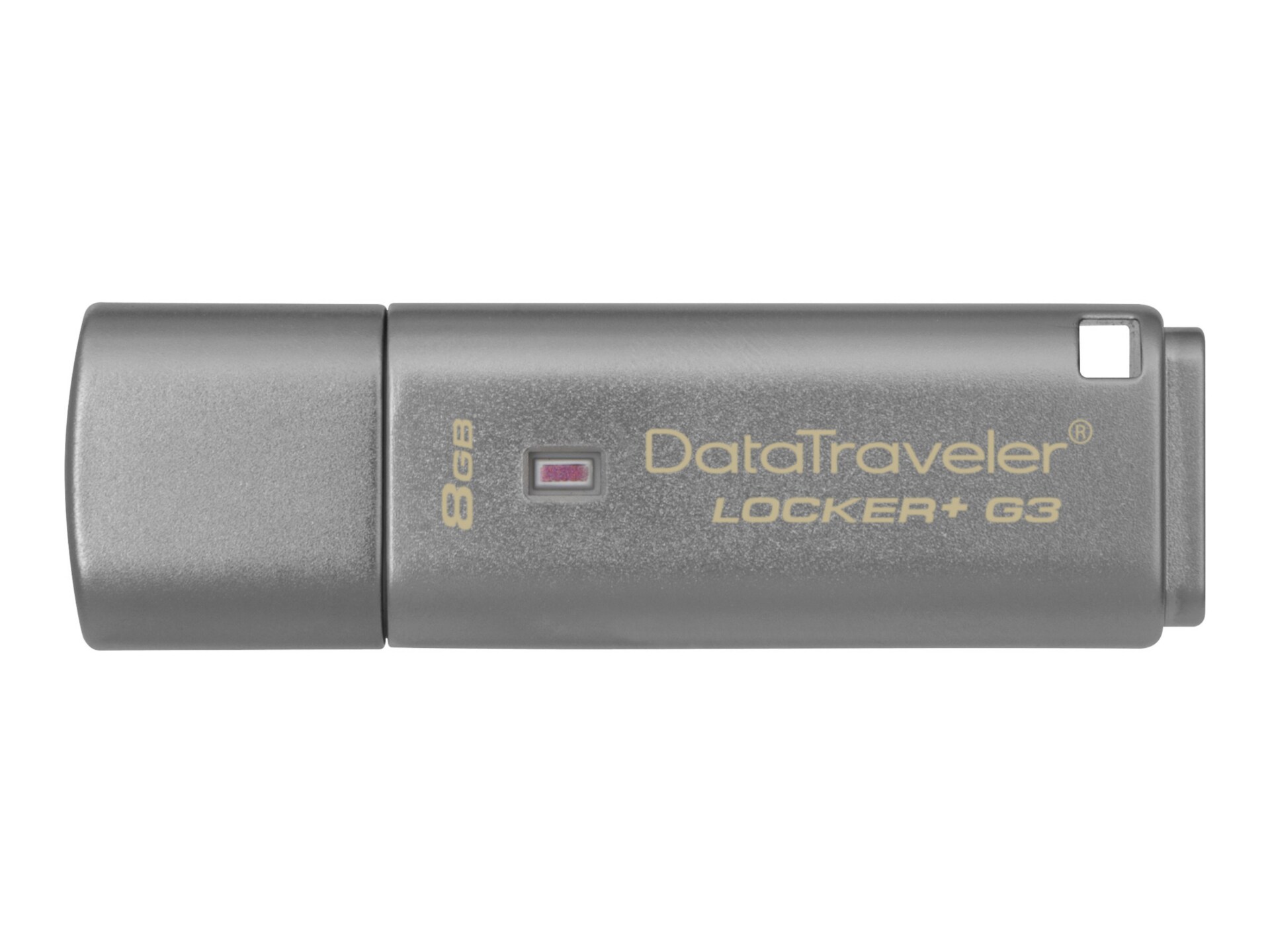 Kingston DataTraveler Locker+ G3 - USB flash drive - 8 GB