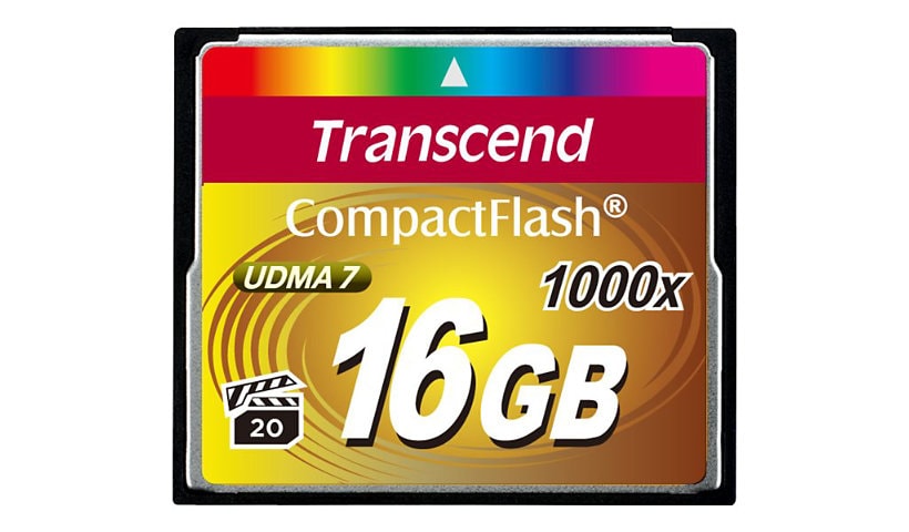 Transcend Ultimate - flash memory card - 16 GB - CompactFlash