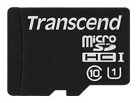 Transcend - flash memory card - 16 GB - microSDHC