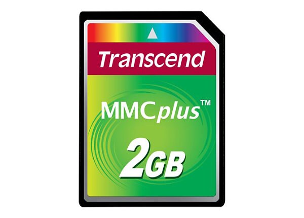 Transcend - flash memory card - 2 GB - MMCplus