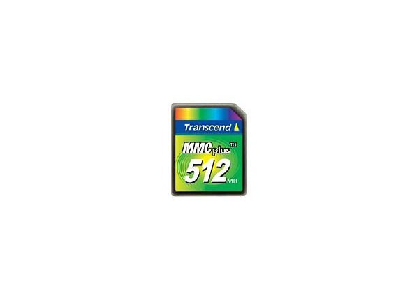 Transcend - flash memory card - 512 MB - MMCplus