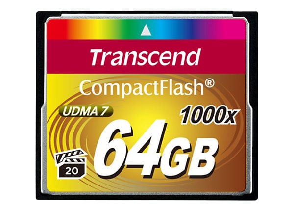 Transcend Ultimate - flash memory card - 64 GB - CompactFlash