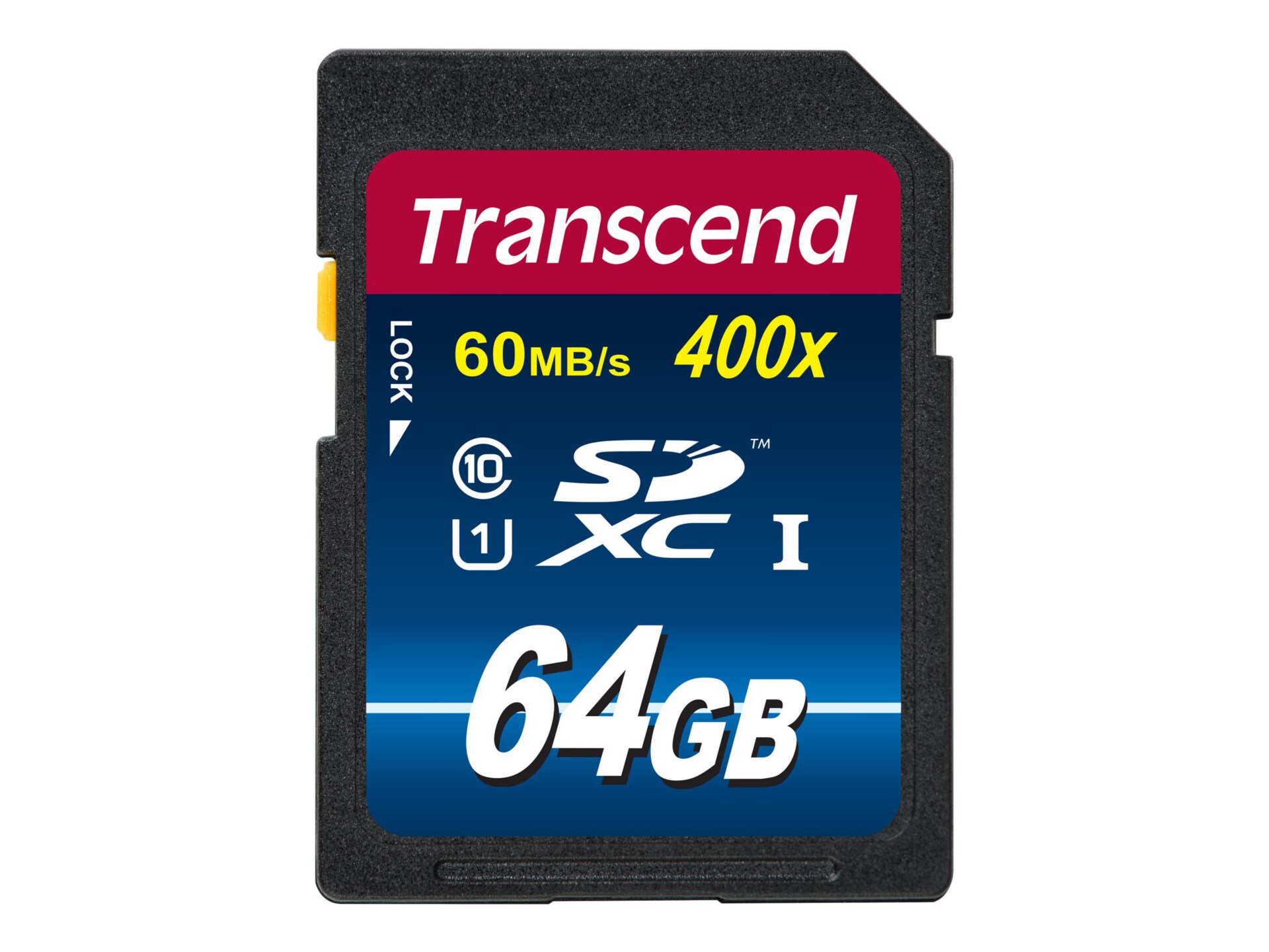 Transcend Premium - flash memory card - 64 GB - SDXC UHS-I