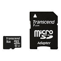 Transcend Premium - flash memory card - 8 GB - microSDHC UHS-I