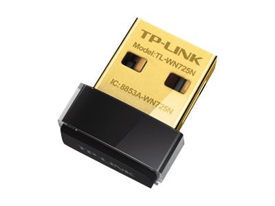 TP-LINK TL-WN725N - USB WiFi Adapter for PC - Nano Size - TL