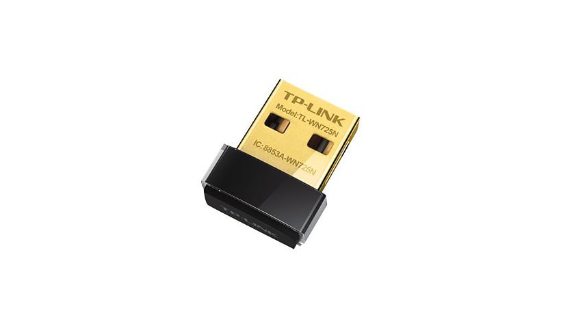 TP-Link USB WiFi Network Adapter (TL-WN725N) N150 Nano Size Wireless Dongle