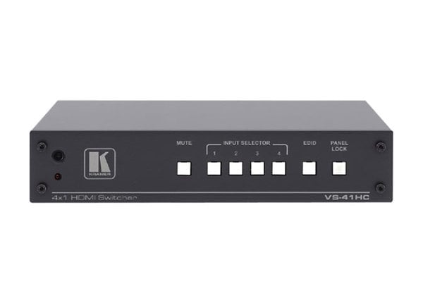 Kramer VS-41HC - video/audio switch - 4 ports - desktop, rack-mountable