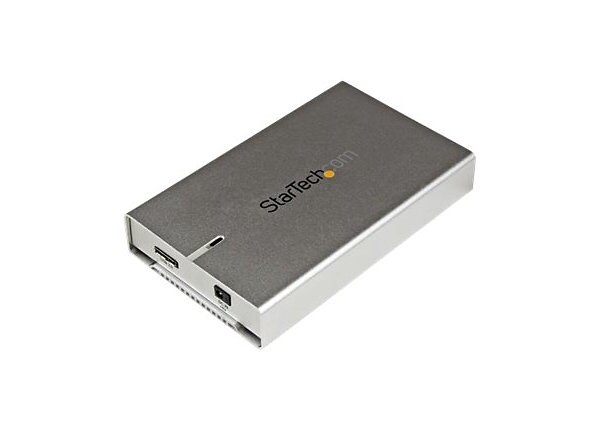 StarTech.com 2.5" Aluminum USB 3.0 SATA III Hard Drive Enclosure w/ UASP - SSD/HDD Height - storage enclosure - SATA