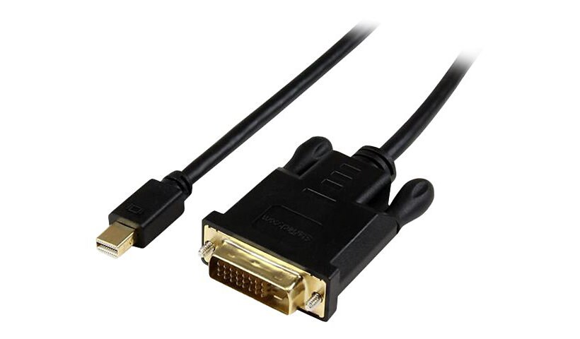 StarTech.com 3ft Mini DisplayPort to DVI Cable, Active Mini DP to DVI-D Adapter/Converter Cable, 1080p Video, mDP to DVI