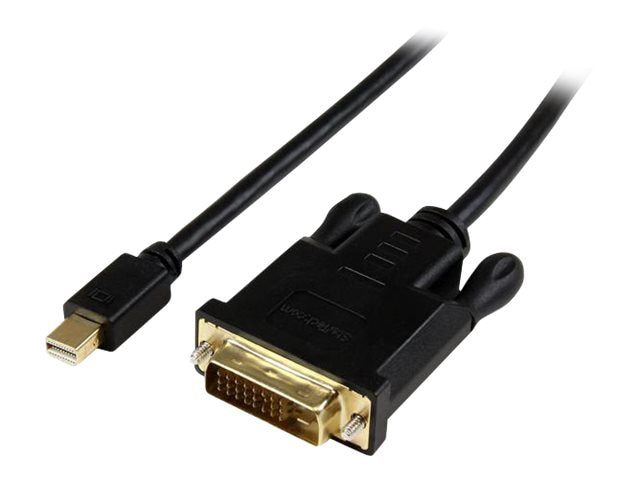 StarTech.com 6ft Mini DisplayPort to DVI Cable, Active Mini DP to DVI-D Adapter/Converter Cable, 1080p Video, mDP to DVI