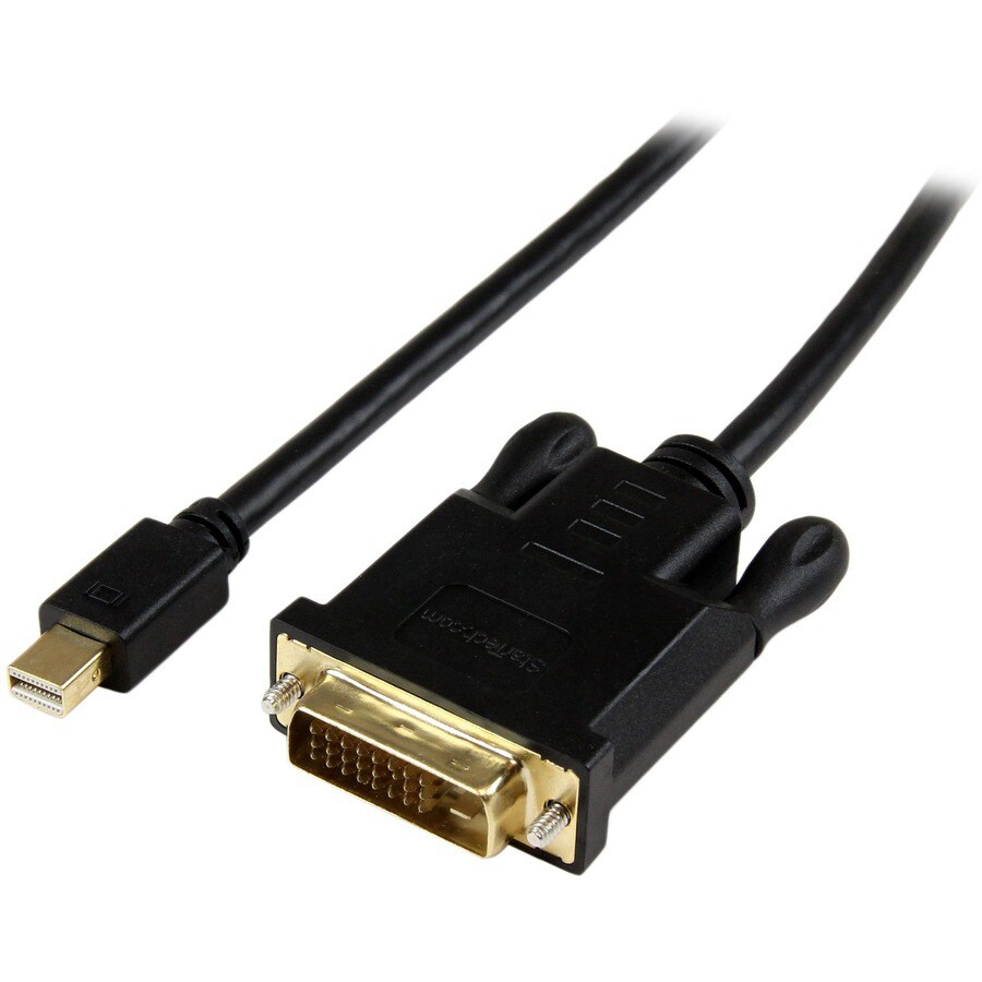 StarTech.com 6ft Mini DisplayPort to DVI Cable, Active Mini DP to DVI-D Adapter/Converter Cable, 1080p Video, mDP to DVI