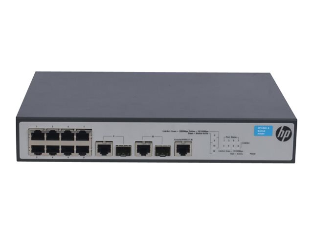 HPE 1910-8 Switch - switch - 8 ports - managed - rack-mountable