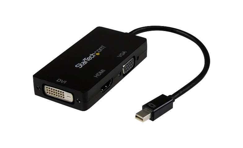 StarTech.com 3-in-1 Mini DisplayPort Adapter - mDP to VGA, DVI-D