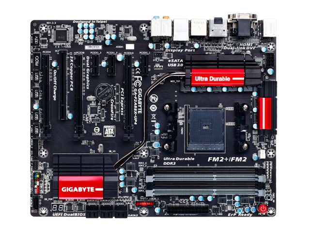 Gigabyte GA-F2A88X-UP4 - 3.0 - motherboard - ATX - Socket FM2+ - AMD A88X