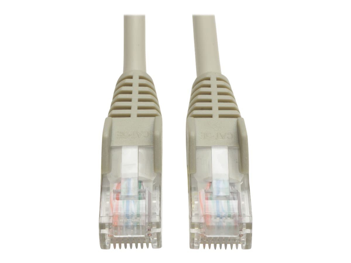 Tripp Lite Cat5e / Cat5 Snagless Molded Patch Cable RJ45 M/M Gray 25' 25ft