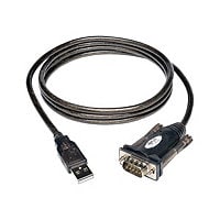 Tripp Lite 5ft USB to Serial Adapter Cable USB-A to DB9 RS-232 M/M 5' - serial adapter - USB - RS-232