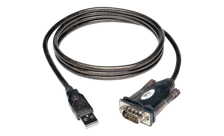 Tripp Lite 5ft USB to Serial Adapter Cable USB-A to DB9 RS-232 M/M 5' - serial adapter - USB RS-232 - U209-000-R - USB Adapters - CDW.com