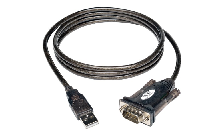 Tripp Lite 5ft to Serial Adapter Cable USB-A to DB9 RS-232 M/M 5' - adapter USB - RS-232 - U209-000-R - USB Adapters - CDW.com