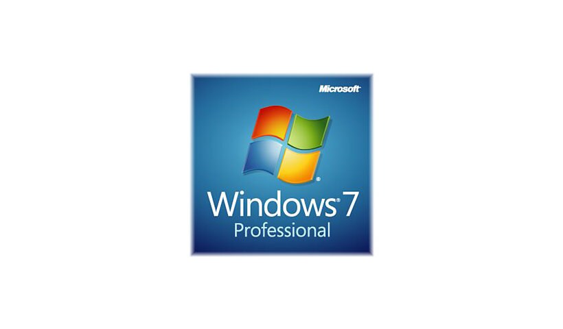 Microsoft Windows 7 Professional w/SP1 - license - 1 PC