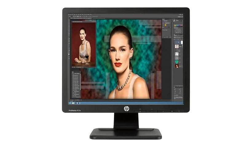 HP ProDisplay P17A 17" LED-backlit LCD - Black