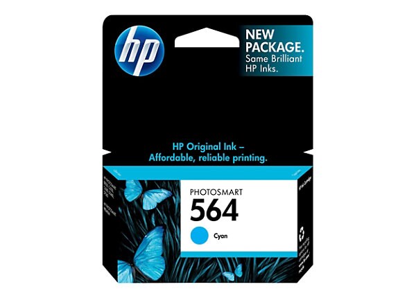 HP 564 CYAN ORIGINAL INK CARTRIDGE