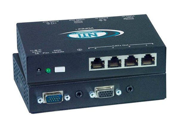 NTI VOPEX VOPEX-C5VA-4C1000 Local Unit - video/audio extender