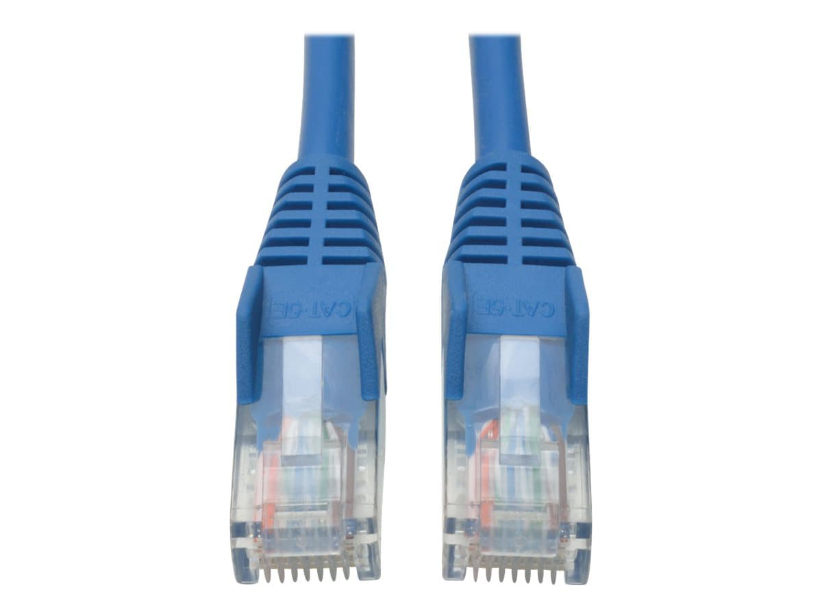 Cat5e Patch Cable with Snagless RJ45 Connectors - 10 ft, Blue