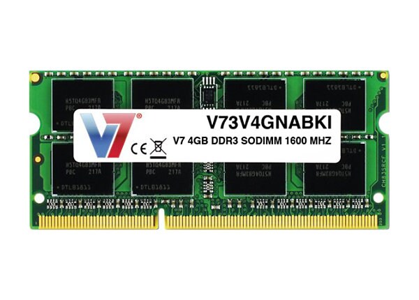 V7 - DDR3 - 4 GB - SO-DIMM 204-pin