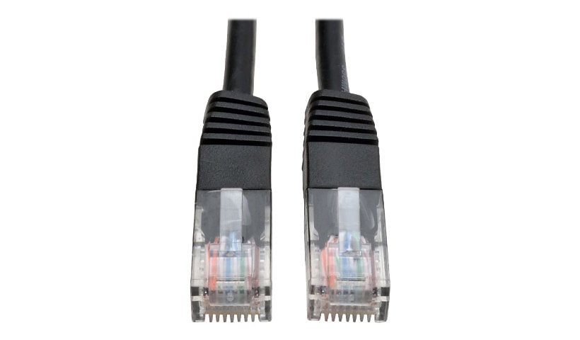 Eaton Tripp Lite Series Cat5e 350 MHz Molded (UTP) Ethernet Cable (RJ45 M/M), PoE - Black, 14 ft. (4.27 m) - patch cable