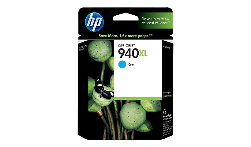 HP 940XL - High Yield - cyan - original - Officejet - ink cartridge