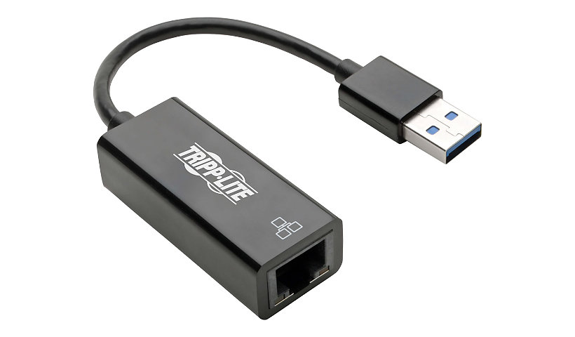 Tripp Lite USB 3.0 SuperSpeed to Gigabit Ethernet Adapter RJ45 10/100/1000 Mbps - network adapter - USB 3.0 - Gigabit