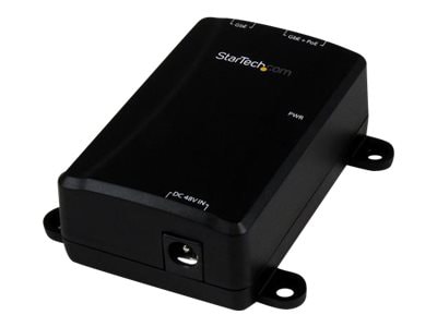 StarTech.com 1 Port Gigabit Midspan - PoE+ Injector - 802.3at and 802.3af