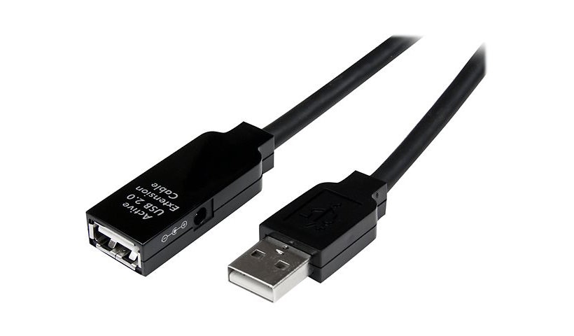 StarTech.com 25m USB 2.0 Active Extension Cable - M/F - USB Extension Cable
