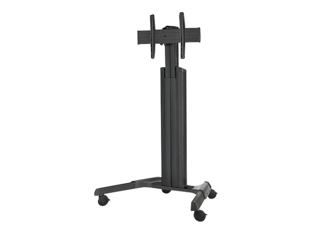 Chief Fusion Medium Height Adjustable Mobile Cart - For 32-65 Inch TVs - Bl