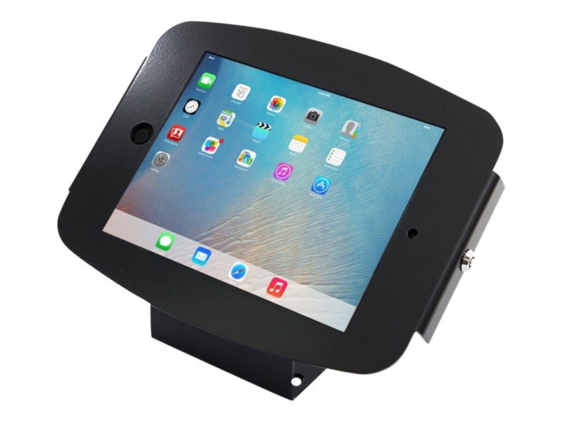 Compulocks Space 45° iPad Mini Wall Mount / Counter Top Kiosk Black - enclosure - Anti-Theft - for tablet - black