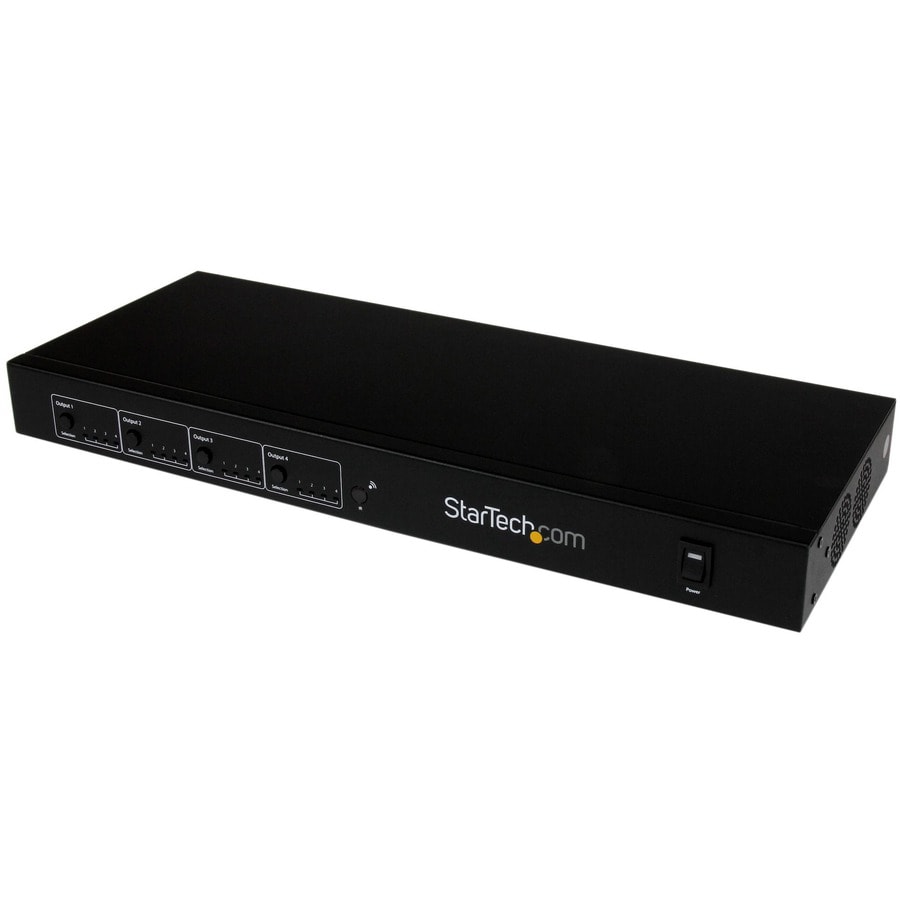 StarTech.com 4x4 HDMI Matrix Switcher and HDMI over HDBaseT CAT5 Extender -