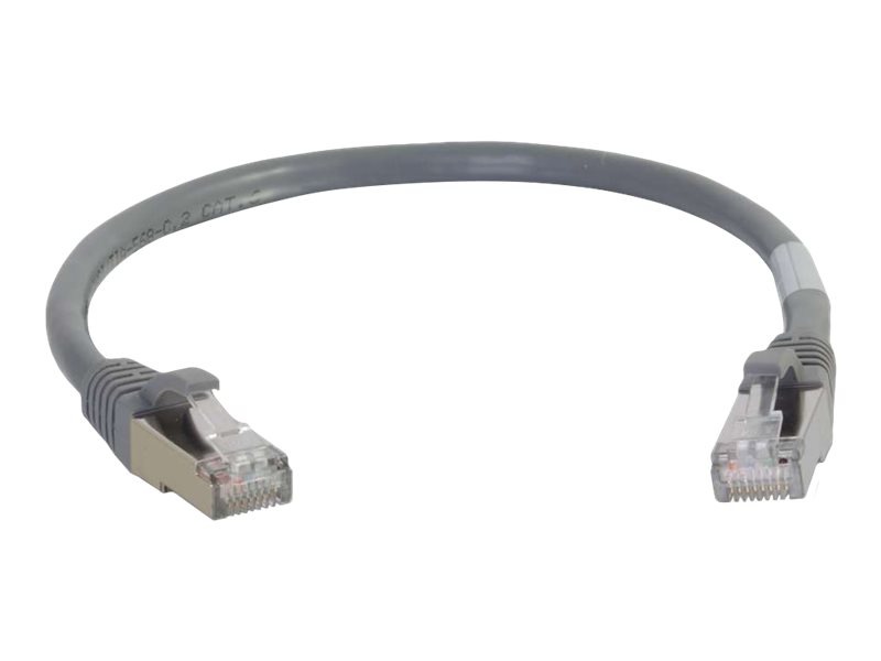 C2G 10ft Cat6 Ethernet Cable - Snagless Shielded (STP) - Gray - patch cable - 3.05 m - gray