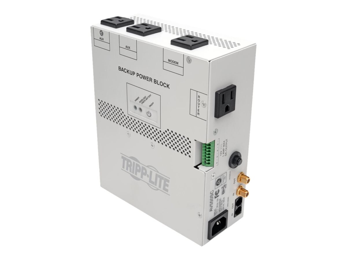 Tripp Lite Audio/Video Backup Power Block - UPS - 300 Watt - 550 VA