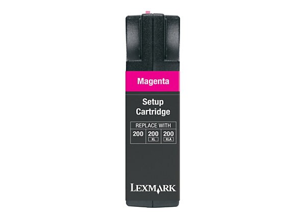 Lexmark Cartridge No. 200XLA - High Yield - magenta - original - ink cartridge - LCCP