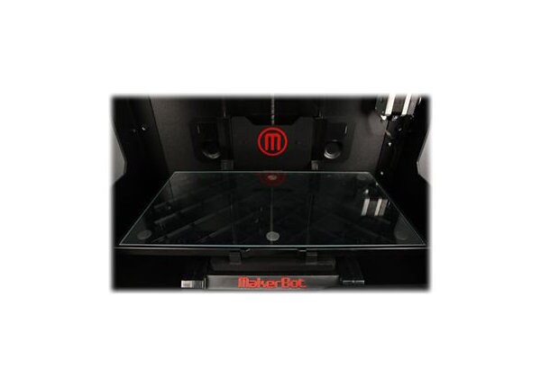 MakerBot Pro Series Glass Build Plate for Replicator 2