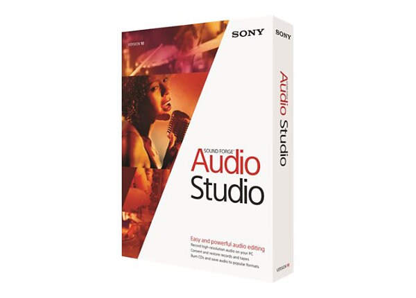 Sound Forge Audio Studio (v. 10) - box pack