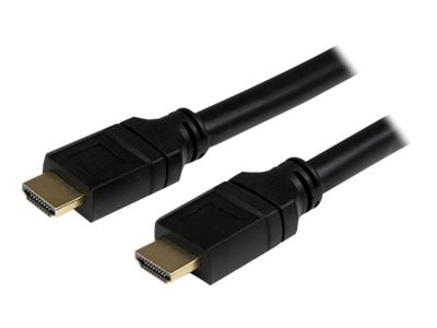 StarTech.com 25ft In Wall Plenum Rated 4K 30Hz UHD HDMI 1.4 Display Cable